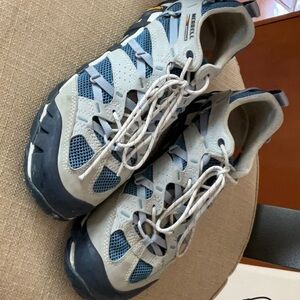 Merrell Gray and Blue Outdoor Footwear